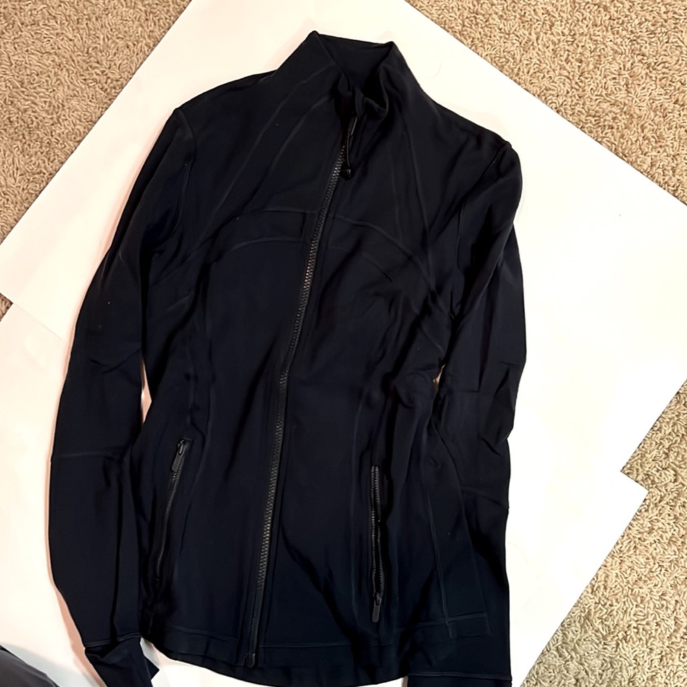 LULULEMON DEFINE jacket full zip in navy size 6 ⚡️